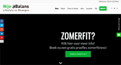Desktop Screenshot of nijebalans.nl